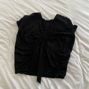 Zara black blouse